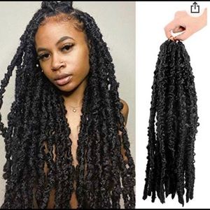 Butterfly Crochet Crochet Hair 18 Inches Distressed